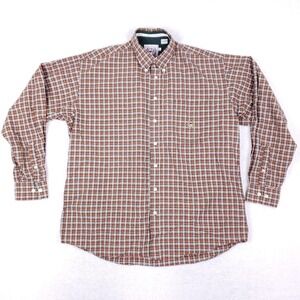Cinch Plaid Long Sleeve Western Shirt XL Green